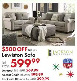 Boscov's Lewiston Sofa offer