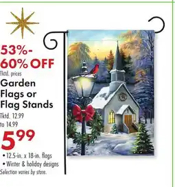 Boscov's Garden Flagsor Flag Stands offer