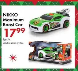 Boscov's NIKKO Maximum Boost Car offer