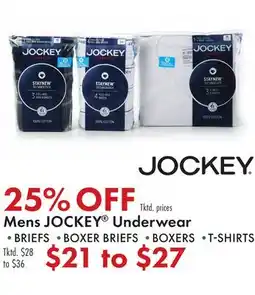 Boscov's Mens JOCKEY Underwear offer