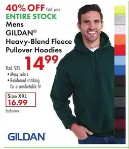 Boscov's ENTIRE STOCK Mens GILDAN Heavy-Blend Fleece Pullover Hoodies offer