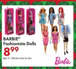 Boscov's BARBIE Fashionista Dolls offer