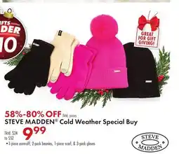 Boscov's STEVE MADDEN Cold Weather Special offer