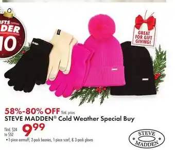 Boscov's STEVE MADDEN Cold Weather Special offer