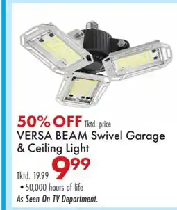 Boscov's VERSA BEAM Swivel Garage & Ceiling Light offer