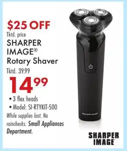 Boscov's SHARPER IMAGE Rotary Shaver offer