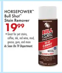 Boscov's HORSEPOWER Bull Shot Stain Remover offer