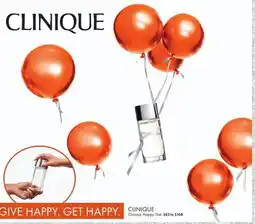 Boscov's Clinique Happy offer