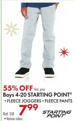 Boscov's Boys 4-20 STARTING POINT offer