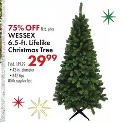 Boscov's WESSEX 6.5-ft. Lifelike Christmas Tree offer