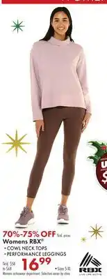 Boscov's Womens RBX offer