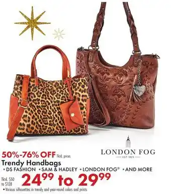 Boscov's Trendy Handbags offer