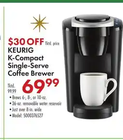 Boscov's KEURIG K-Compact Single-Serve Coffee Brewer offer