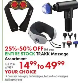 Boscov's ENTIRE STOCKTRAKK Massage Assortment offer