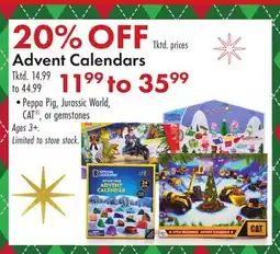 Boscov's Advent Calendars offer