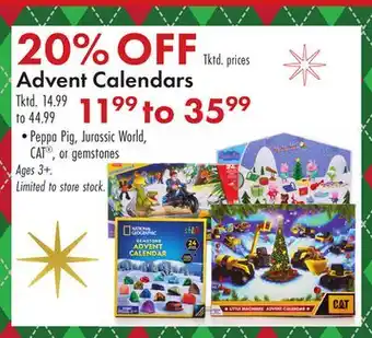 Boscov's Advent Calendars offer