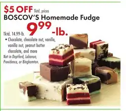 Boscov's BOSCOV'S Homemade Fudge offer