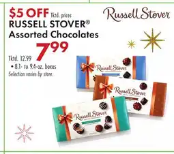 Boscov's RUSSELL STOVER Assorted Chocolates offer