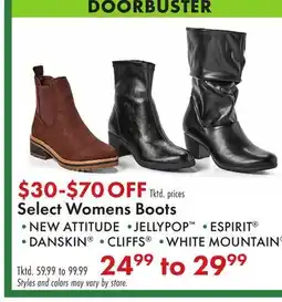 Boscov's Select Womens Boots offer
