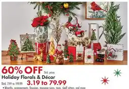 Boscov's Holiday Florals & Décor offer