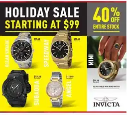 Boscov's INVICTA OCEAN VOYAGE offer