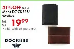 Boscov's Mens DOCKERS Wallets offer