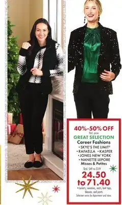 Boscov's GREAT SELECTION Career Fashions offer