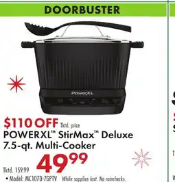Boscov's POWERXL StirMax Deluxe 7.5-qt. Multi-Cooker offer