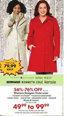 Boscov's Womens Designer Outerwear offer