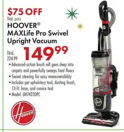 Boscov's HOOVER MAXLife Pro Swivel Upright Vacuum offer