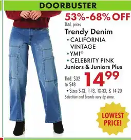 Boscov's Trendy Denim offer