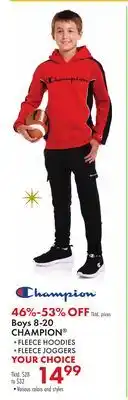 Boscov's Boys 8-20 CHAMPION offer