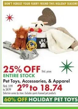 Boscov's Pet Toys, Accessories, & Apparel offer