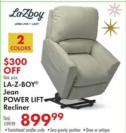 Boscov's LA-Z-BOY Jean POWER LIFT Recliner offer