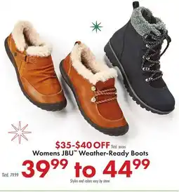 Boscov's Womens JBU Weather-Ready Boots offer