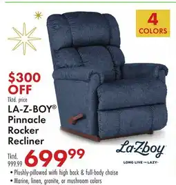 Boscov's LA-Z-BOY Pinnacle Rocker Recliner offer