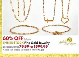 Boscov's Fine Gold Jewelry offer