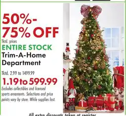 Boscov's Trim-A-Home Department offer