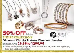 Boscov's Diamond Classics Natural Diamond Jewelry offer