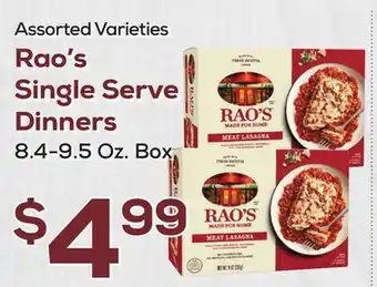 DeCicco & Sons Rao's Single Serve Dinners offer
