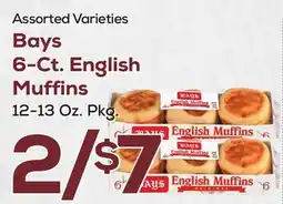 DeCicco & Sons Bays 6-Ct. English Muffins offer