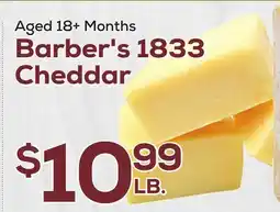 DeCicco & Sons Barber's 1833 Cheddar offer