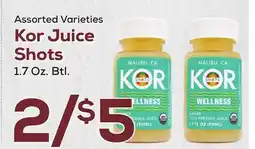 DeCicco & Sons Kor Juice Shots offer