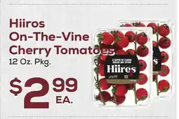 DeCicco & Sons Hiiros On-The-Vine Cherry Tomatoes offer