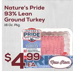 DeCicco & Sons Nature's Pride 93% Lean Ground Turkey offer
