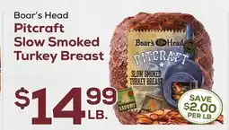 DeCicco & Sons Boar's Head Pitcraft Slow Smoked Turkey Breast offer