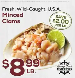 DeCicco & Sons Minced Clams offer
