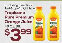 DeCicco & Sons Tropicana Pure Premium Orange Juice offer