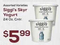 DeCicco & Sons Siggi's Skyr Yogurt offer