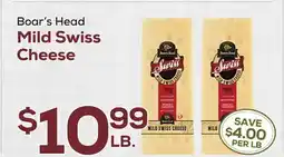 DeCicco & Sons Boar's Head Mild Swiss Cheese offer
